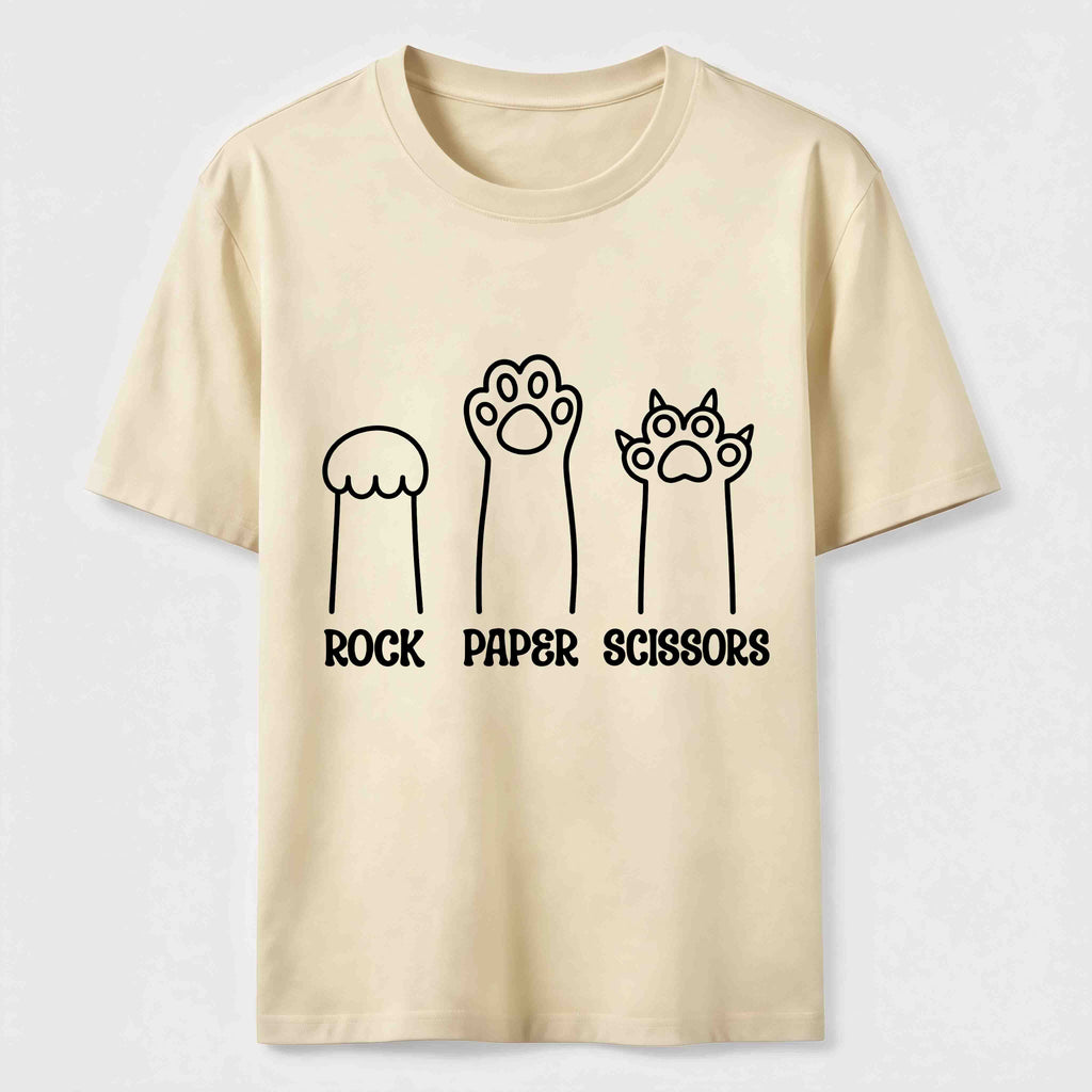 Rock Paper Scissors Cat Classic T-Shirt