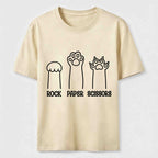 Rock Paper Scissors Cat Classic T-Shirt