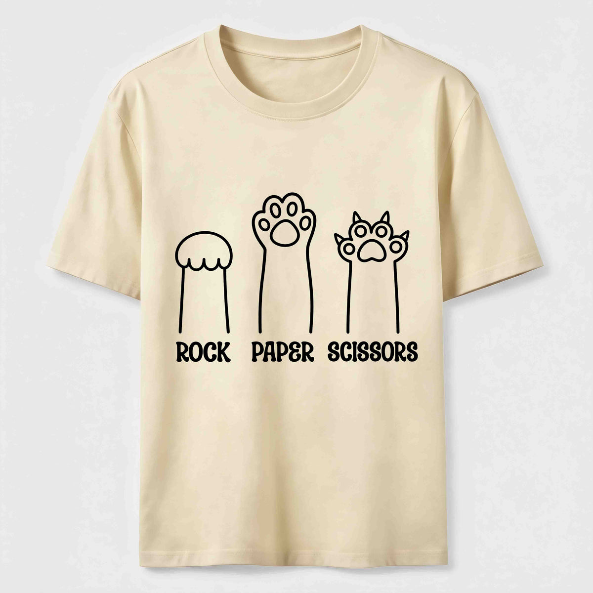 Rock Paper Scissors Cat Classic T-Shirt