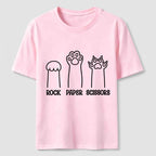 Rock Paper Scissors Cat Classic T-Shirt