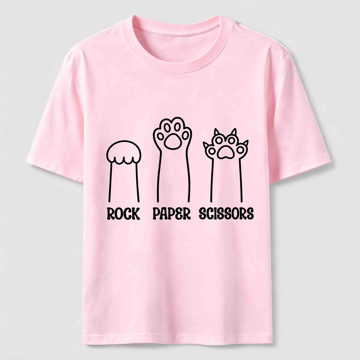 Rock Paper Scissors Cat Classic T-Shirt