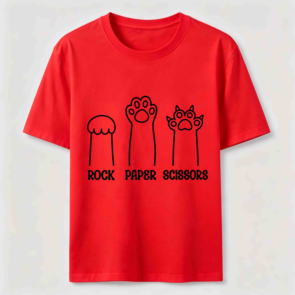 Rock Paper Scissors Cat Classic T-Shirt