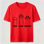 Rock Paper Scissors Cat Classic T-Shirt