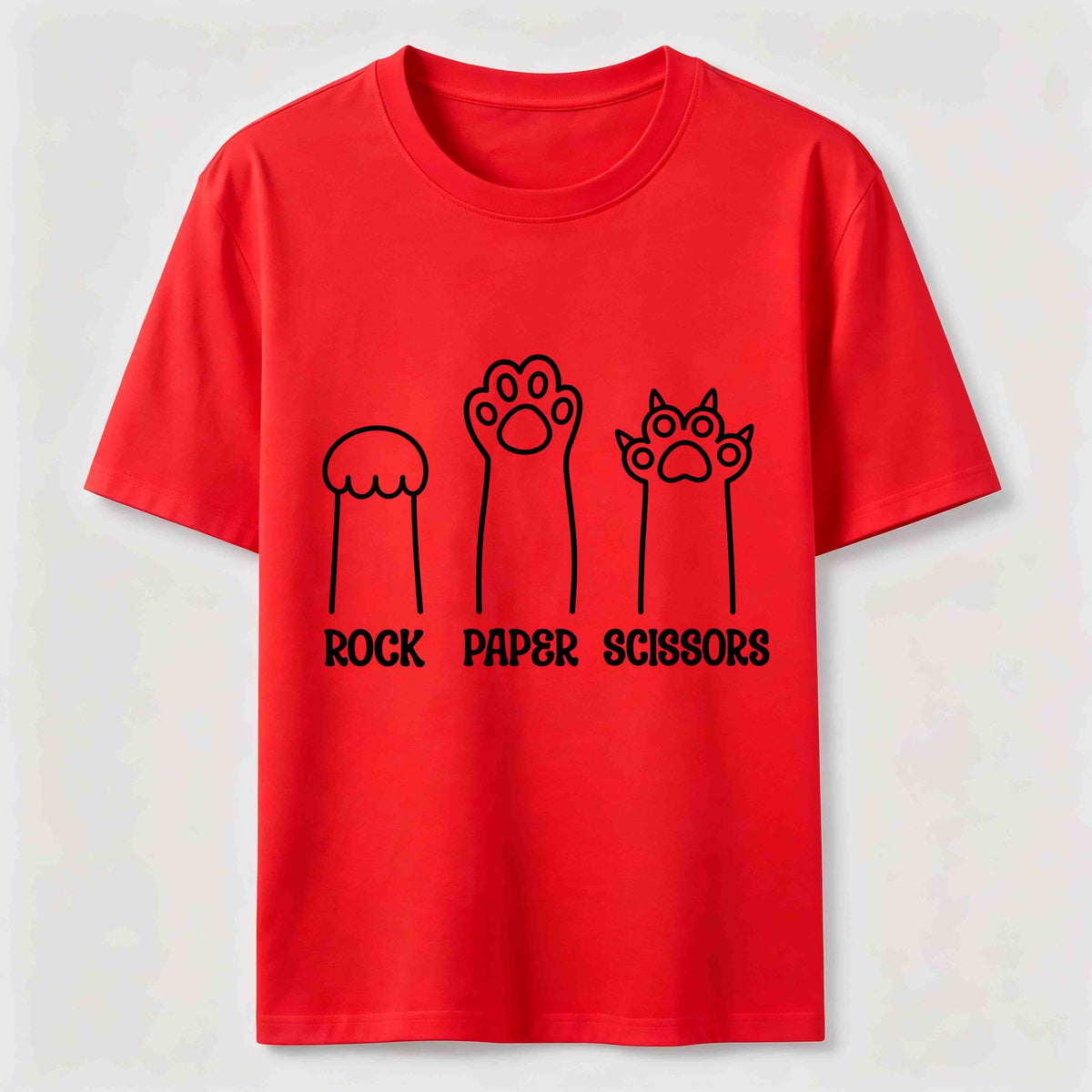 Rock Paper Scissors Cat Classic T-Shirt