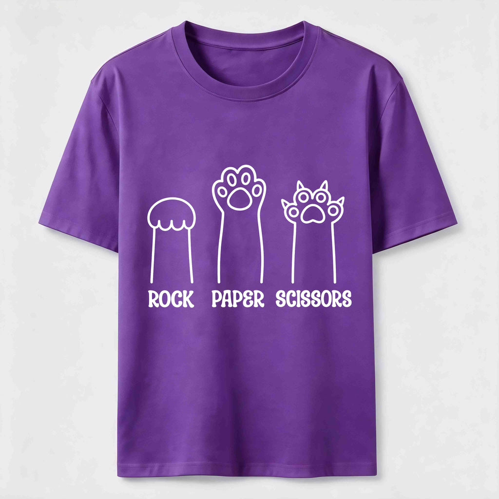 Rock Paper Scissors Cat Classic T-Shirt