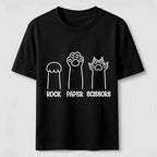 Rock Paper Scissors Cat Classic T-Shirt