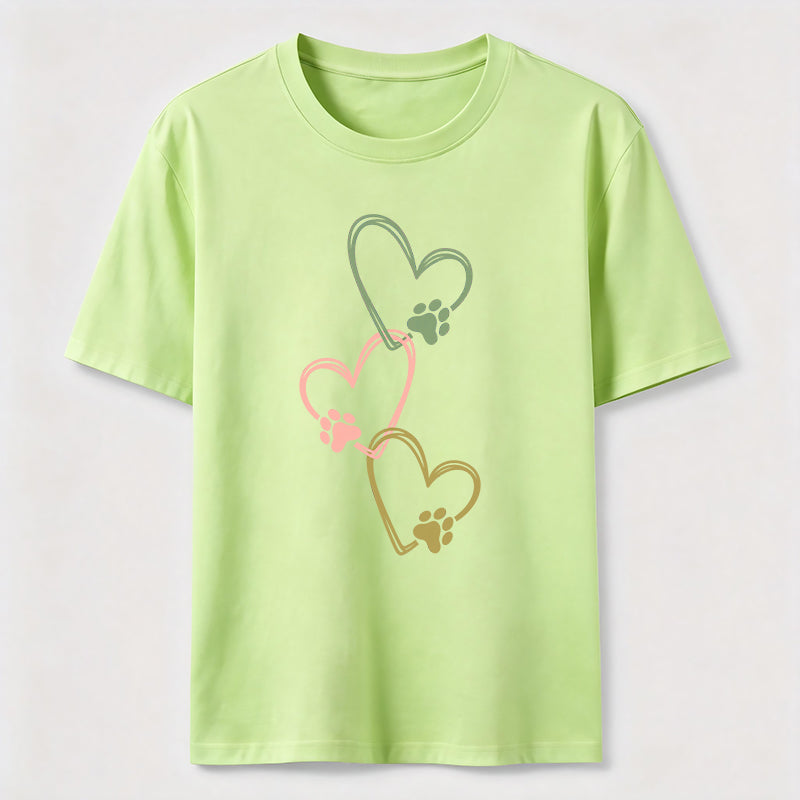 Three Hearts Three Paws Classic T-Shirt