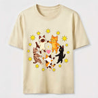 Cats Holding Paws Classic T-Shirt