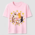 Cats Holding Paws Classic T-Shirt