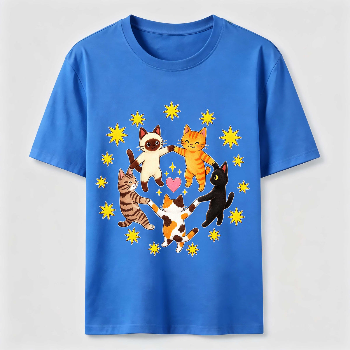 Cats Holding Paws Classic T-Shirt