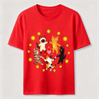 Cats Holding Paws Classic T-Shirt