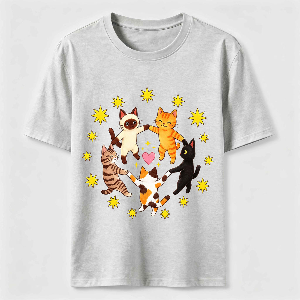 Cats Holding Paws Classic T-Shirt
