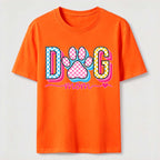 Checkered Dog Mom Paw Classic T-Shirt