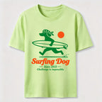 Retro Surf Dog Classic T-Shirt