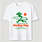 Retro Surf Dog Classic T-Shirt