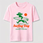 Retro Surf Dog Classic T-Shirt