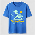 Retro Surf Dog Classic T-Shirt