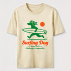 Retro Surf Dog Classic T-Shirt