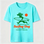 Retro Surf Dog Classic T-Shirt