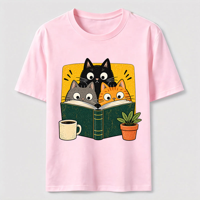 Book Club Cats Classic T-Shirt