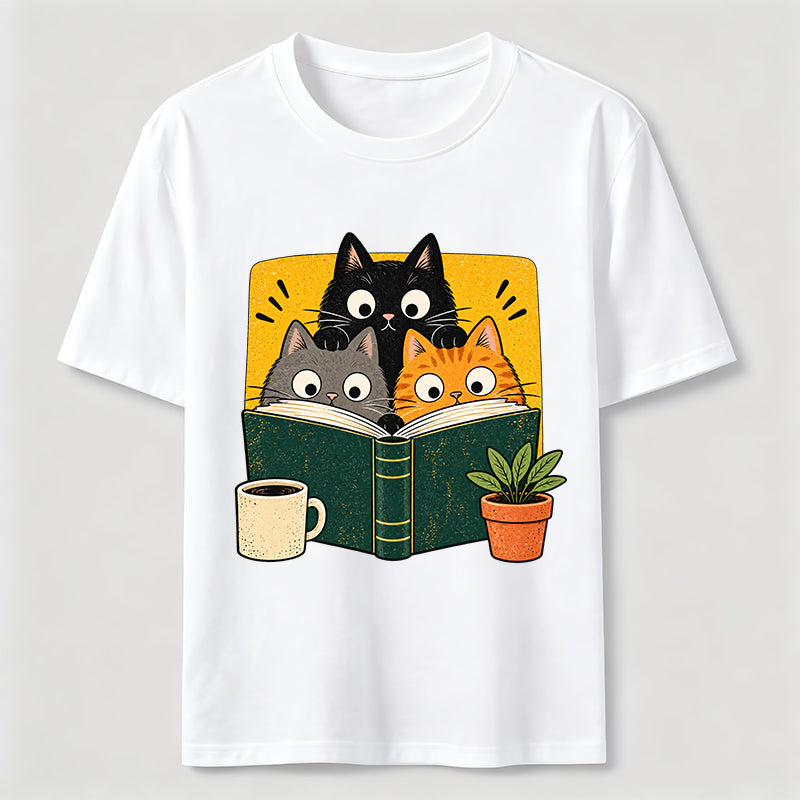 Book Club Cats Classic T-Shirt