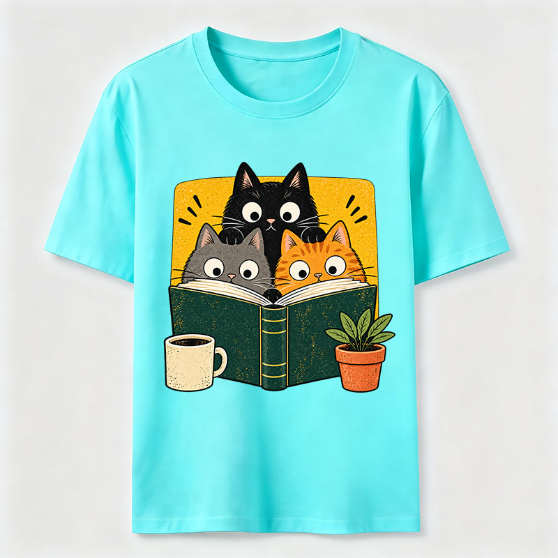 Book Club Cats Classic T-Shirt