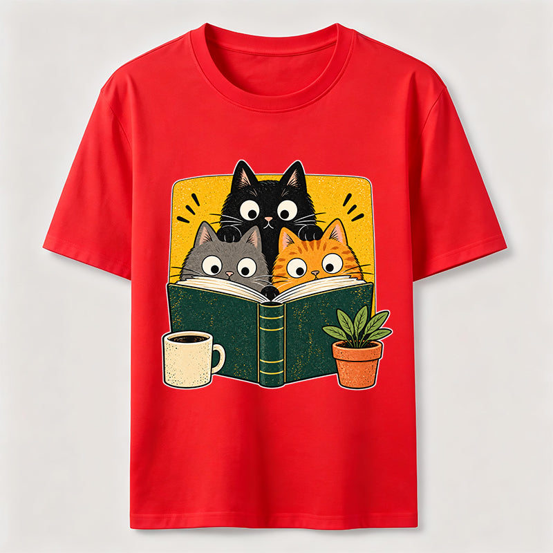 Book Club Cats Classic T-Shirt