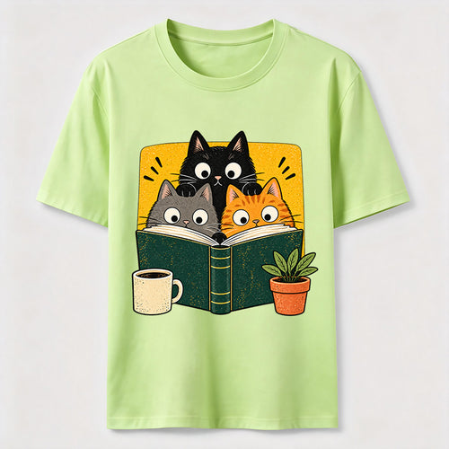 Book Club Cats Classic T-Shirt