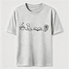 Coffee Dog Books Flowers Classic T-Shirt