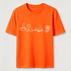Coffee Dog Books Flowers Classic T-Shirt