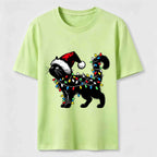Christmas Lights Cat Classic T-Shirt