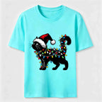 Christmas Lights Cat Classic T-Shirt
