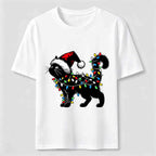 Christmas Lights Cat Classic T-Shirt