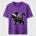 Christmas Lights Cat Classic T-Shirt