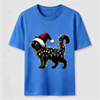 Christmas Lights Cat Classic T-Shirt