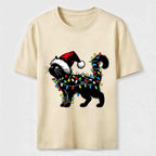 Christmas Lights Cat Classic T-Shirt