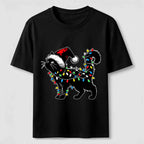 Christmas Lights Cat Classic T-Shirt