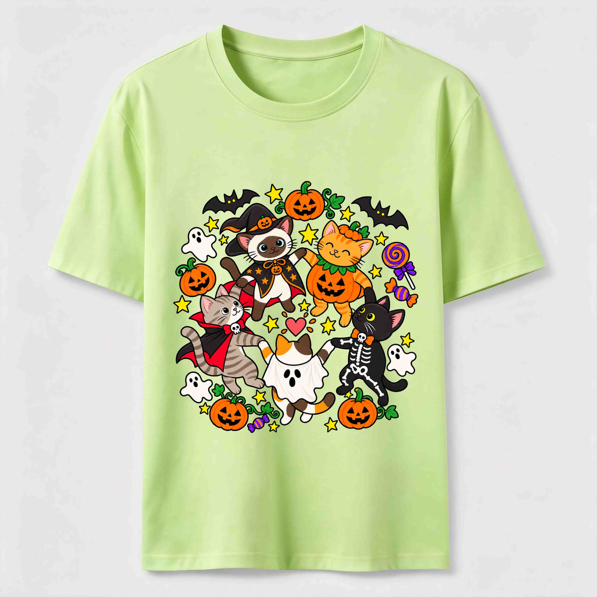 Halloween Cat Costume Circle Classic T-Shirt