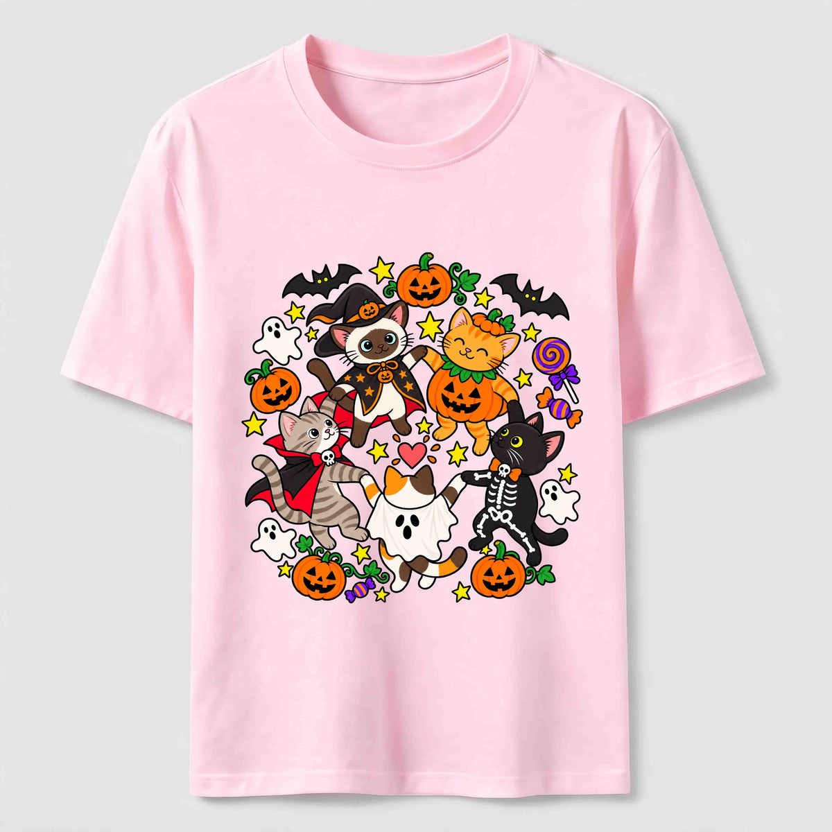 Halloween Cat Costume Circle Classic T-Shirt