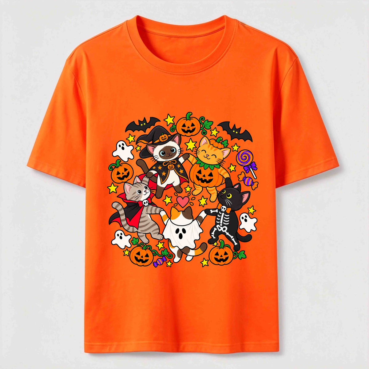 Halloween Cat Costume Circle Classic T-Shirt