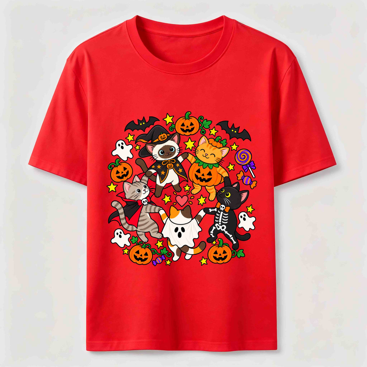 Halloween Cat Costume Circle Classic T-Shirt