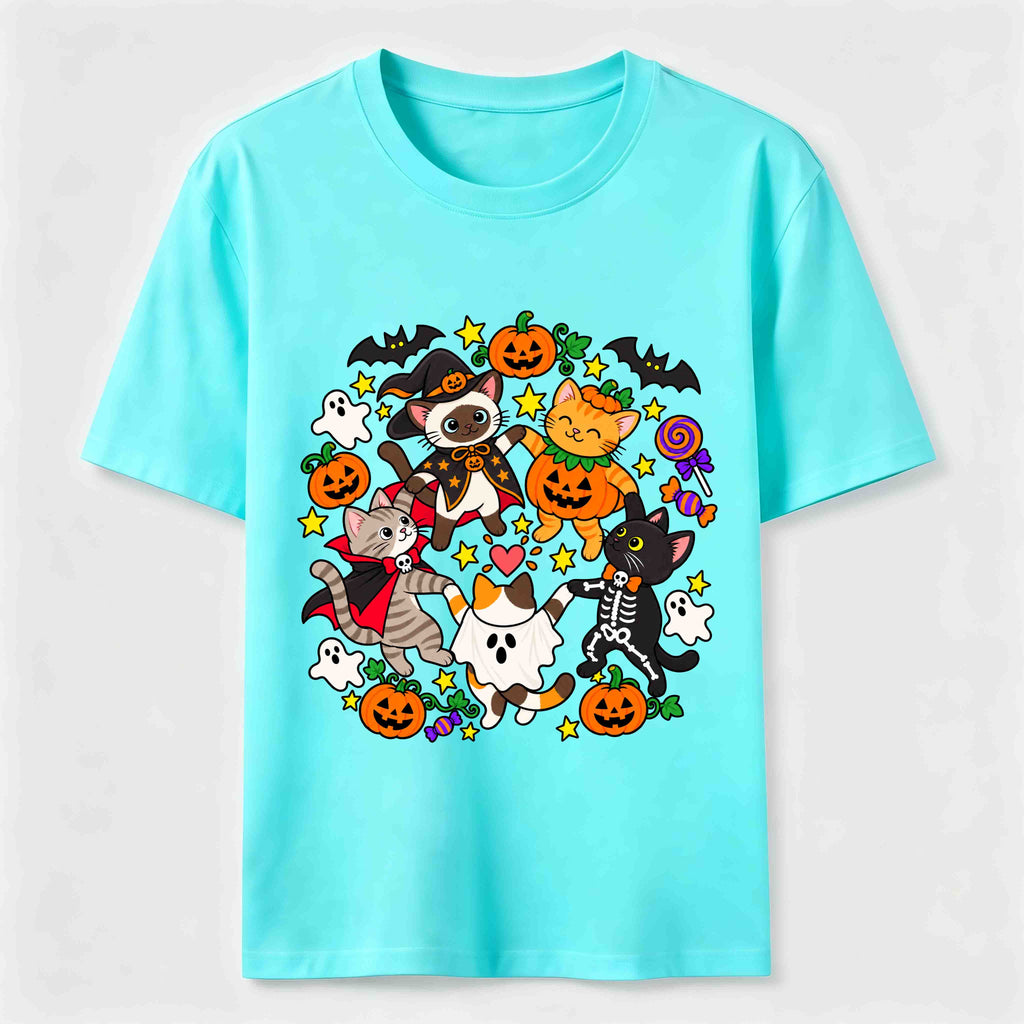 Halloween Cat Costume Circle Classic T-Shirt