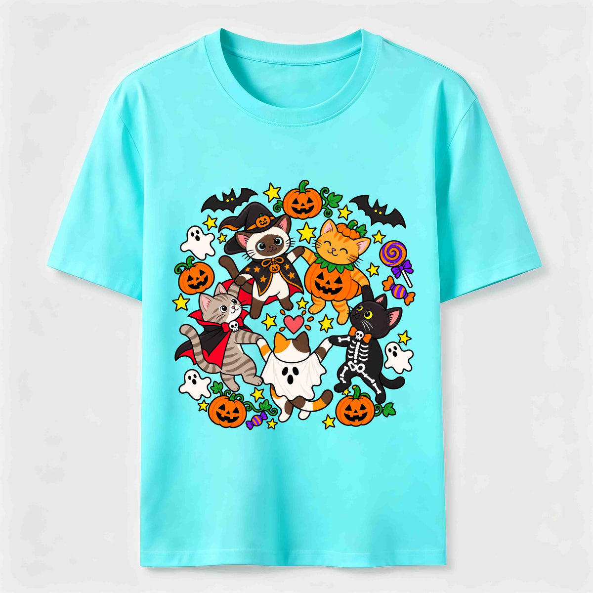 Halloween Cat Costume Circle Classic T-Shirt