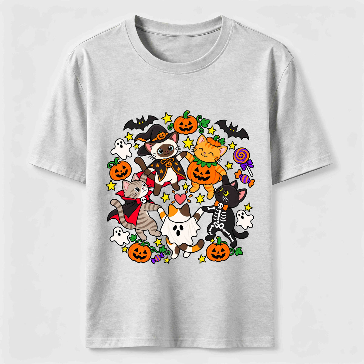 Halloween Cat Costume Circle Classic T-Shirt