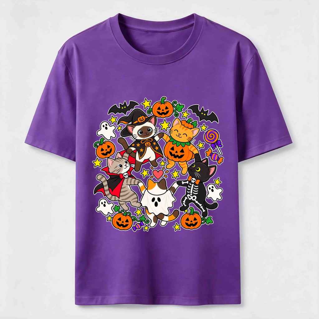 Halloween Cat Costume Circle Classic T-Shirt