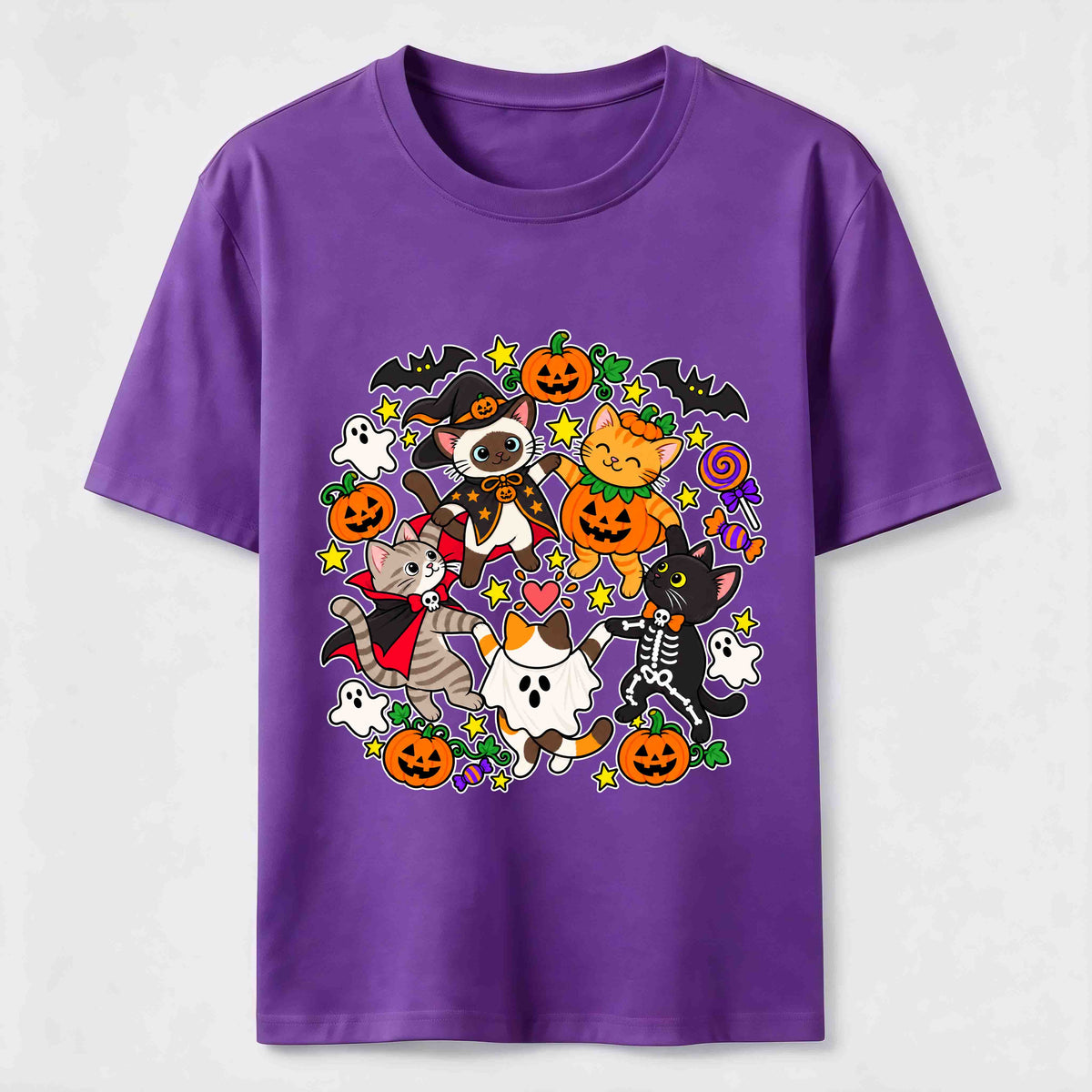 Halloween Cat Costume Circle Classic T-Shirt