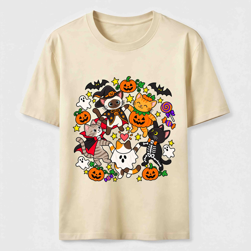 Halloween Cat Costume Circle Classic T-Shirt