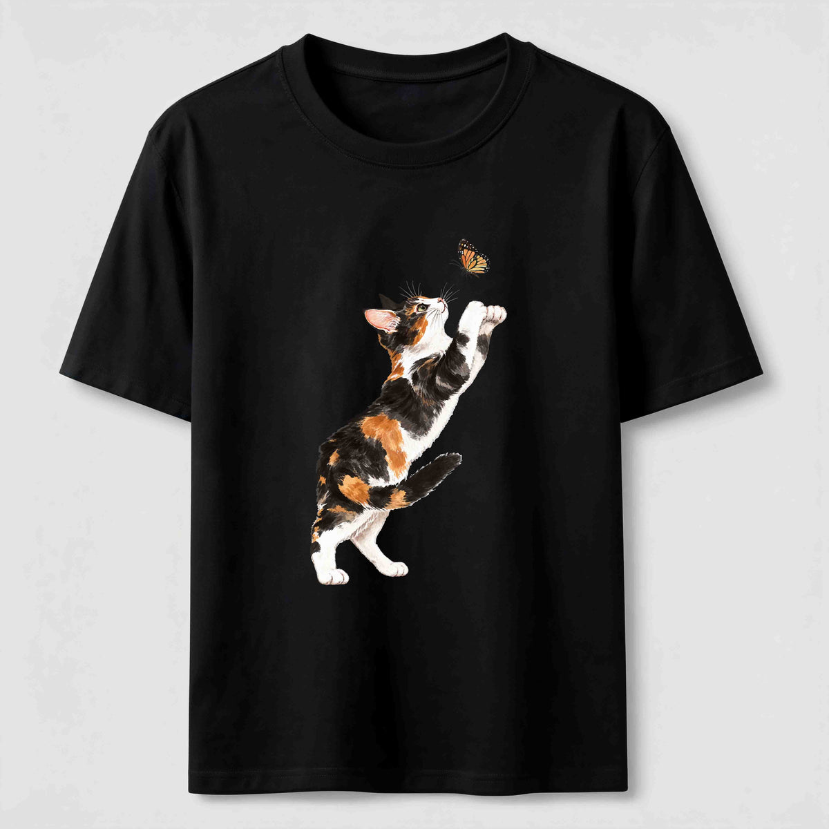 Butterfly Chase Cats Classic T-Shirt