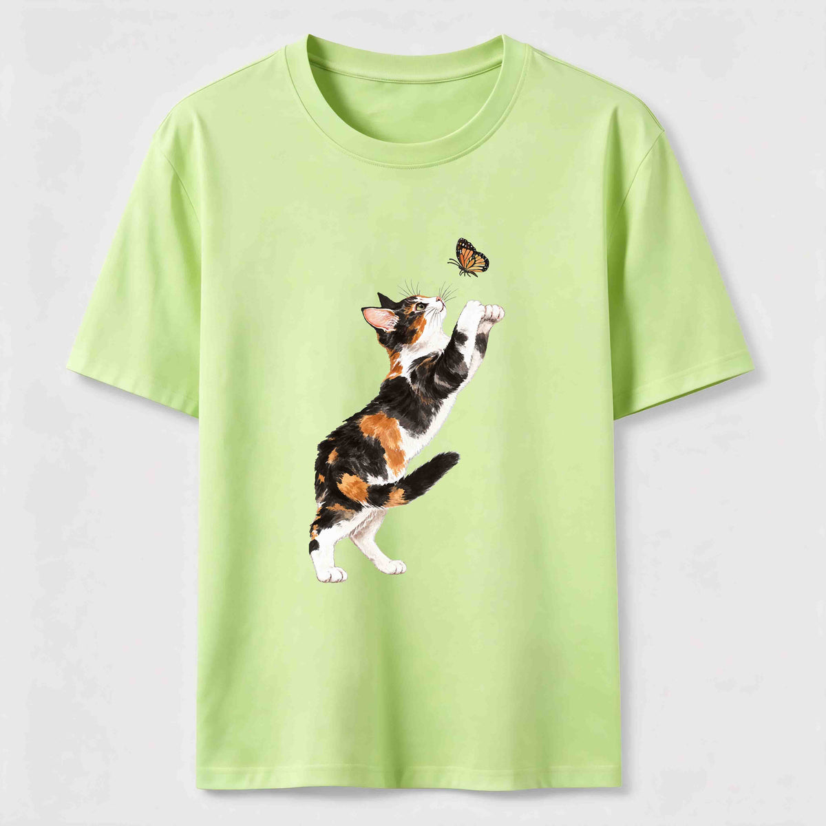 Butterfly Chase Cats Classic T-Shirt