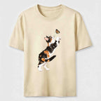 Butterfly Chase Cats Classic T-Shirt